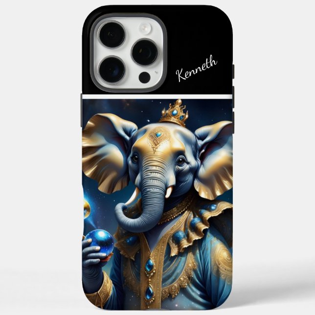 Coques Case-Mate iPhone La sphère céleste de l'éléphant royal (Verso)