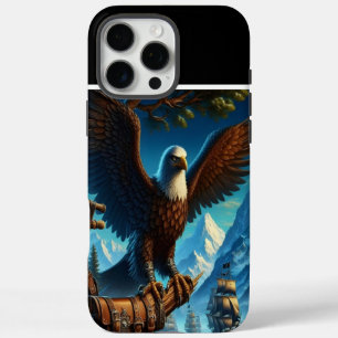 Coque iPhone 16 Pro Max La surveillance d'aigle sur des navires éloignés
