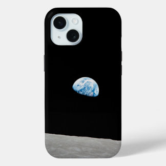 Coque Case-Mate iPhone La Terre S'Élève Au-Dessus De L'Horizon Lunaire.