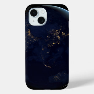 Coque Case-Mate iPhone La Terre s'illumine la nuit en Asie et en Australi