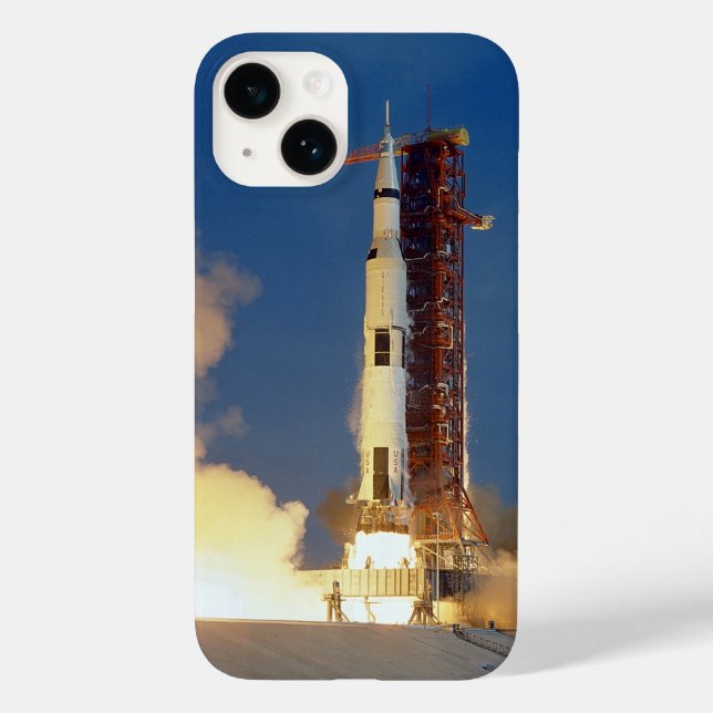 Coques Case-Mate iPhone La Terre tremble pendant que Saturne V Blade Skywa (Verso)