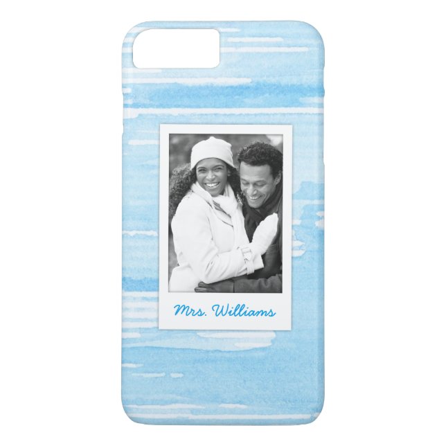 Coques Case-Mate iPhone La texture bleue bleue abstraite | ajoutent la (Dos)