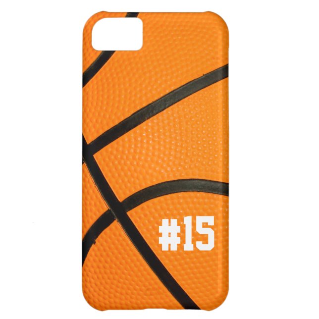 Coques Case-Mate iPhone La texture de basket-ball a personnalisé # le cas (Dos)