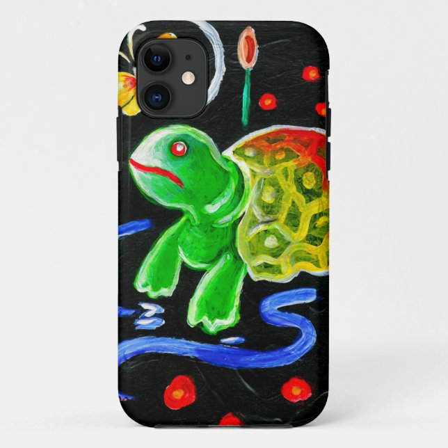 Coques Case-Mate iPhone La Tortue Funky (Dos)