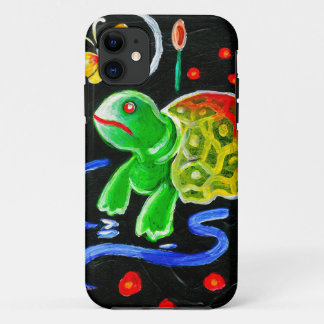 Coque iPhone 11 La tortue géniale