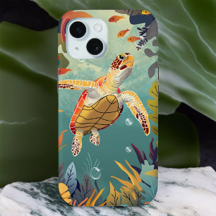 Coque Case-Mate iPhone La Tortue Verte Nage L'Océan Pacifique