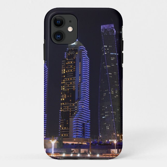 Coques Case-Mate iPhone La tour de Dubaï Cayan la nuit (Dos)