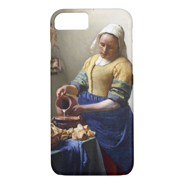 Coques Case-Mate iPhone La trayeuse, c.1658-60 (huile sur la toile) (Dos)
