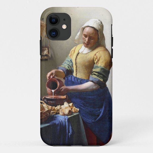 Coques Case-Mate iPhone La trayeuse, c.1658-60 (huile sur la toile) (Dos)