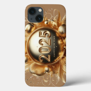 Case-Mate iPhone Case La typographie d'or bonne année 2025