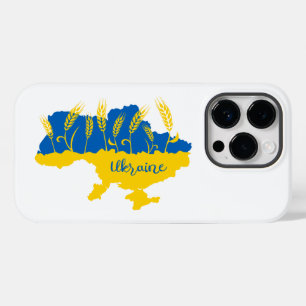 Coque Case-Mate iPhone La typographie ukrainienne et l'oreille au blé sur