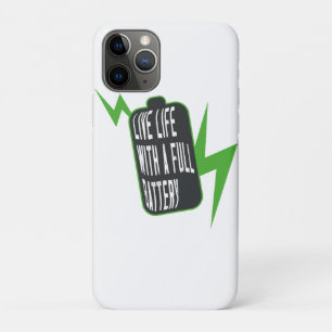 Case-Mate iPhone Case La vie avec une batterie pleine