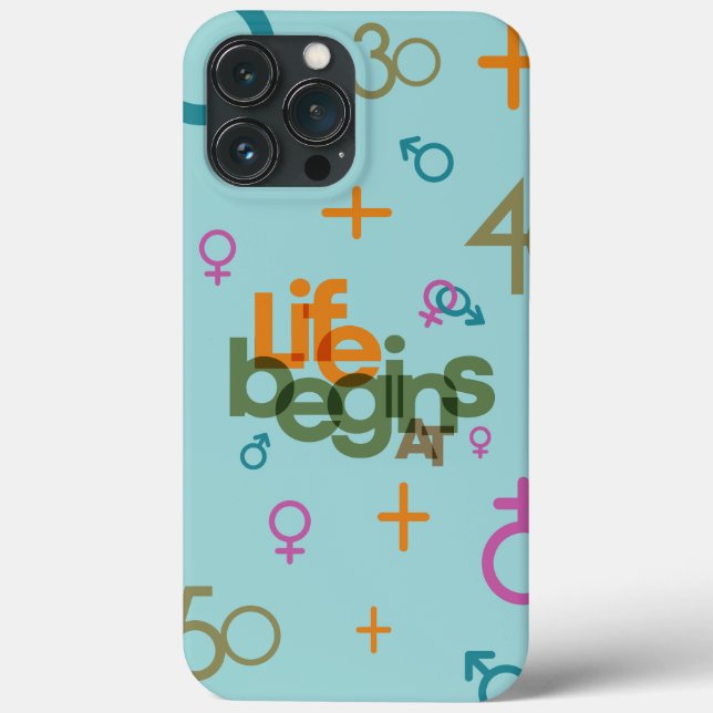 Coques Case-Mate iPhone La vie commence à (Personnaliser) | (Verso)