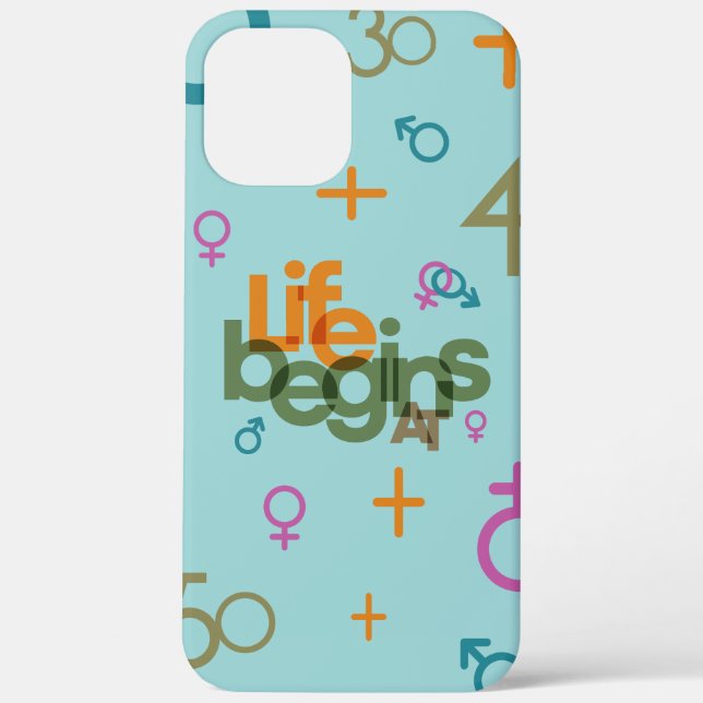 Coques Case-Mate iPhone La vie commence à (Personnaliser) | (Verso)