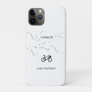 Case-Mate iPhone Case La vie cycliste libre en noir et blanc