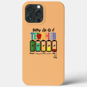 Case-Mate iPhone Case La vie de batterie d'un professeur Drôle de vie d'