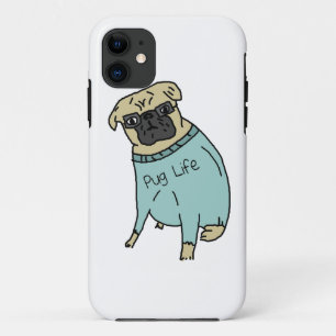 Coque Case-Mate iPhone La vie de carlin - chien drôle dans un chandail