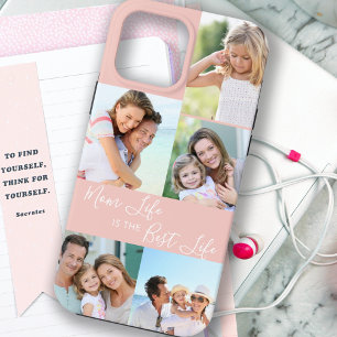 Case-Mate iPhone Case La vie de maman est la meilleure vie 5 Photo Rose