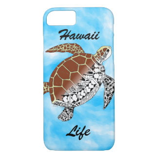 Coque Case-Mate iPhone La vie d'Hawaï avec le tribal de tortue de mer