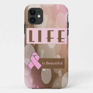 Etui iPhone Case-Mate La vie est Beautiiful, survivant de cancer du sein