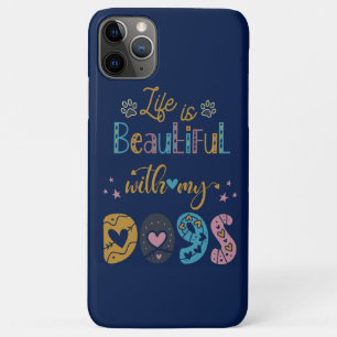 Case-Mate iPhone Case La Vie Est Belle Avec Mes Chiens