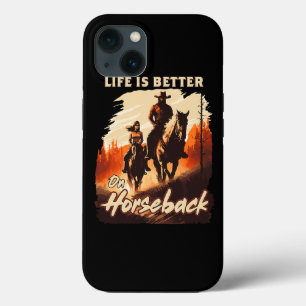 Case-Mate iPhone Case La Vie Est Meilleure À Cheval Equestre Ridin