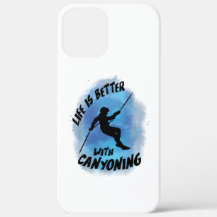 Case-Mate iPhone Case La vie est meilleure avec Canyoning Canyoneer Wate