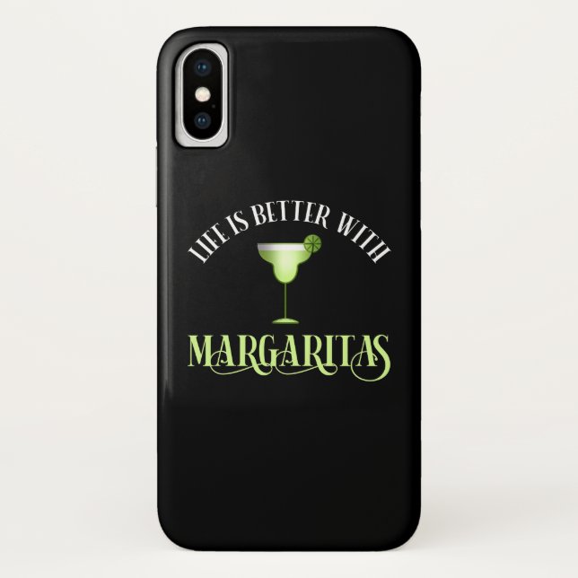Coques Case-Mate iPhone La Vie Est Meilleure Avec Margaritas (Dos)