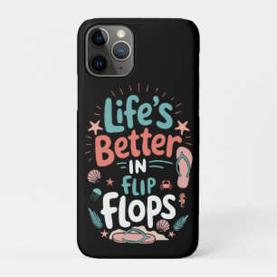 Case-Mate iPhone Case La vie est meilleure en tongs – Plage tropicale am