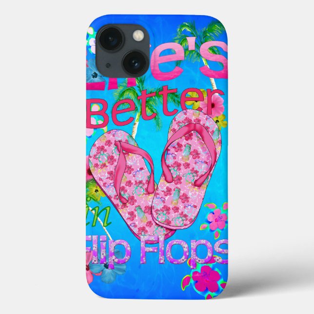 Coques Case-Mate iPhone La Vie Est Meilleure En Tournesol (Verso)