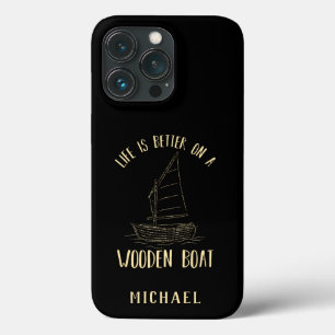 Case-Mate iPhone Case La vie est meilleure sur un bateau nautique person