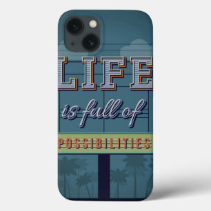Etui iPhone 13 La vie est pleine des possibilités