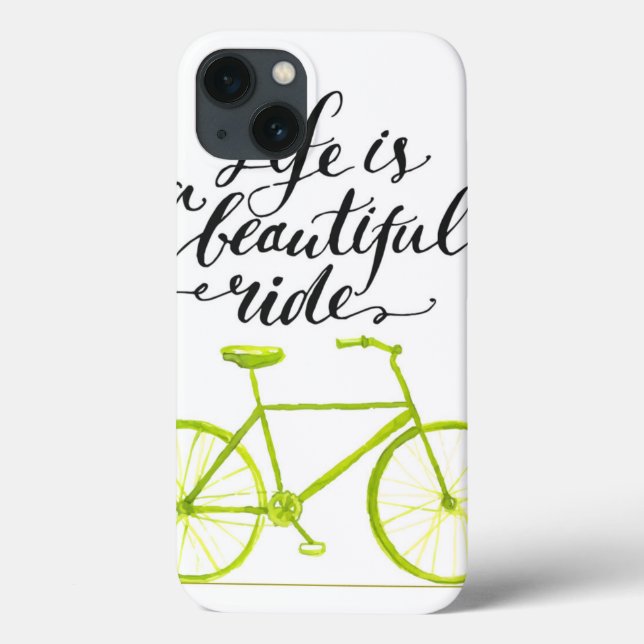 Coques Case-Mate iPhone La Vie Est Un Beau Voyage Vert Lime (Verso)
