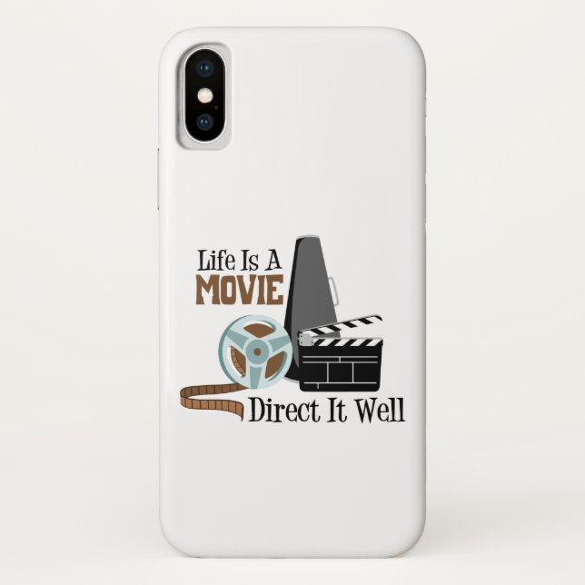 Coques Case-Mate iPhone La Vie Est Un Film (Dos)