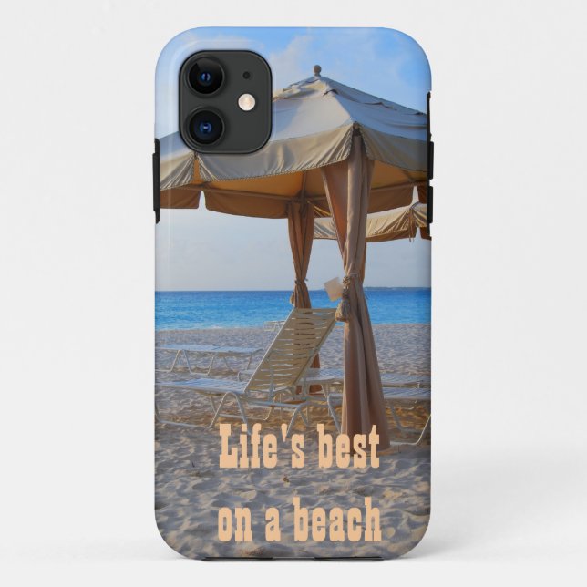 Coques Case-Mate iPhone La vie meilleure sur une plage (Dos)