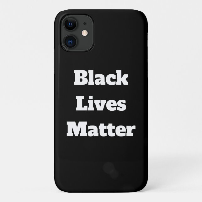 Coques Case-Mate iPhone La vie noire importe (Dos)