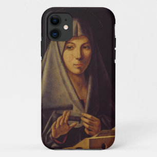 Coque iPhone 11 La Vierge Annunciate (l'huile sur le panneau)