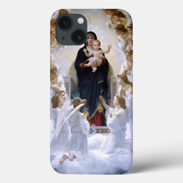 Coques Case-Mate iPhone La Vierge aux anges par William Adolphe Bouguere (Verso)