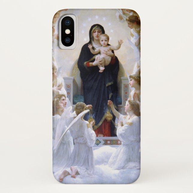 Coques Case-Mate iPhone La Vierge aux anges par William Adolphe Bouguere (Dos)