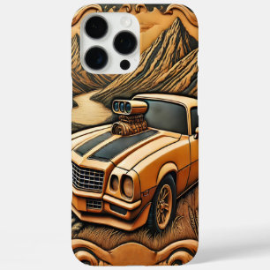 Coque iPhone 16 Pro Max La voiture musculaire classique rencontre la beaut