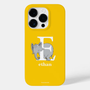 Coque Case-Mate iPhone L'ABC de Dr Seuss : Lettre E - Blanc Ajoutez vot