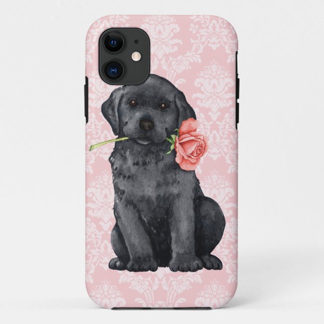 Coques Case-Mate iPhone Laboratoire de noir de rose de Valentine (Dos)
