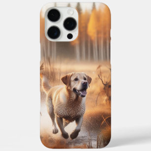 Coque iPhone 16 Pro Max Labrador/chien en automne chasse au canard