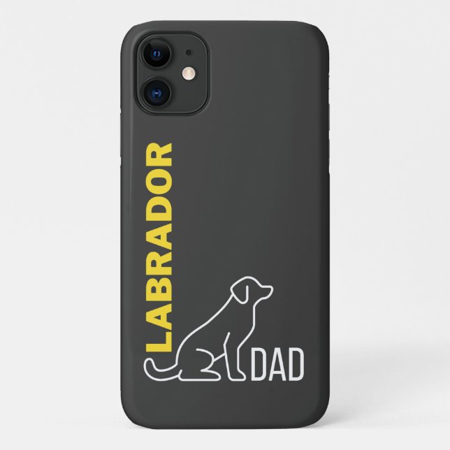 Coques Case-Mate iPhone Labrador Dad, Dog Dad Gig, Labrador Retriever Chie (Dos)