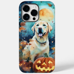 Coque Case-Mate iPhone Labrador Halloween avec la peur Citrouille