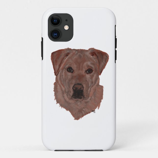 Coques Case-Mate iPhone Labrador Retriever Brun au Chocolat (Dos)