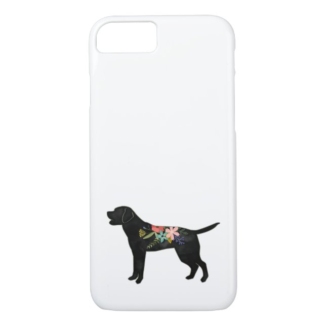 Coques Case-Mate iPhone Labrador Retriever Chien race Bohemian Floral (Dos)