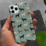 Coque Case-Mate iPhone Labrador Retriever Chien Silhouettes Laboratoires<br><div class="desc">Motif de silhouettes de chien Labrador Retriever avec Black Labs,  Yellow Labs,  Chocolate Labs et Fox Red Labradors. Cette conception de chiens cool est disponible sur une variété de boîtiers de téléphones cellulaires.</div>