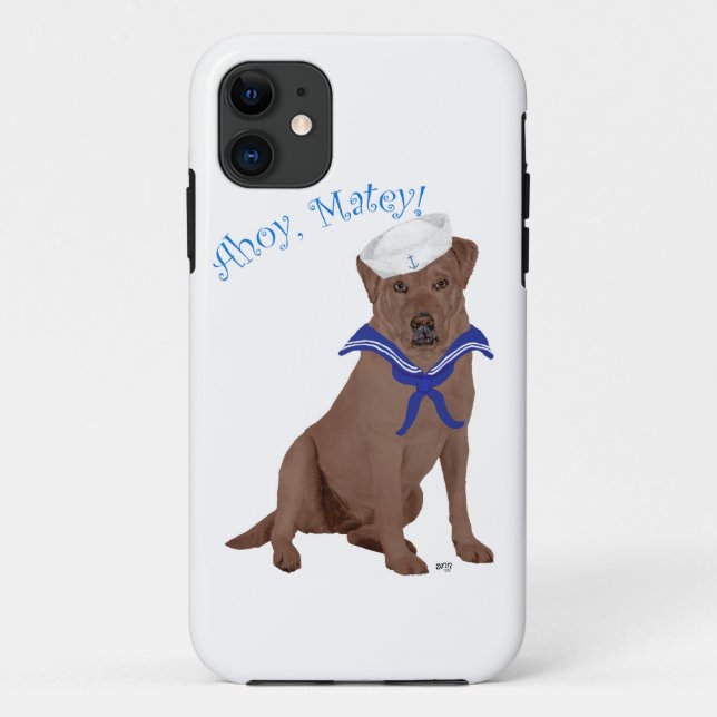 Coques Case-Mate iPhone Labrador Retriever marron au chocolat (Dos)