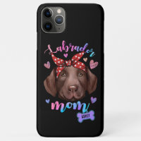Labrador Retriever Mom Watercolor Chien maman GIft